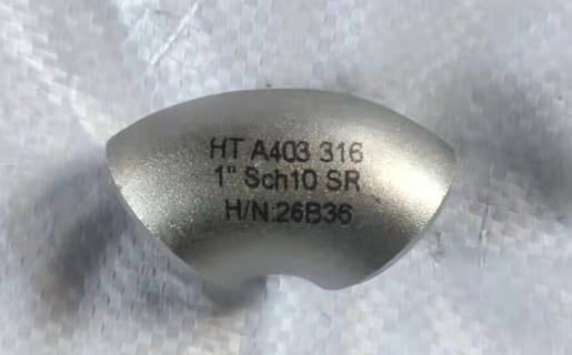 Accesorios de acero inoxidable ASTM A403 WP310